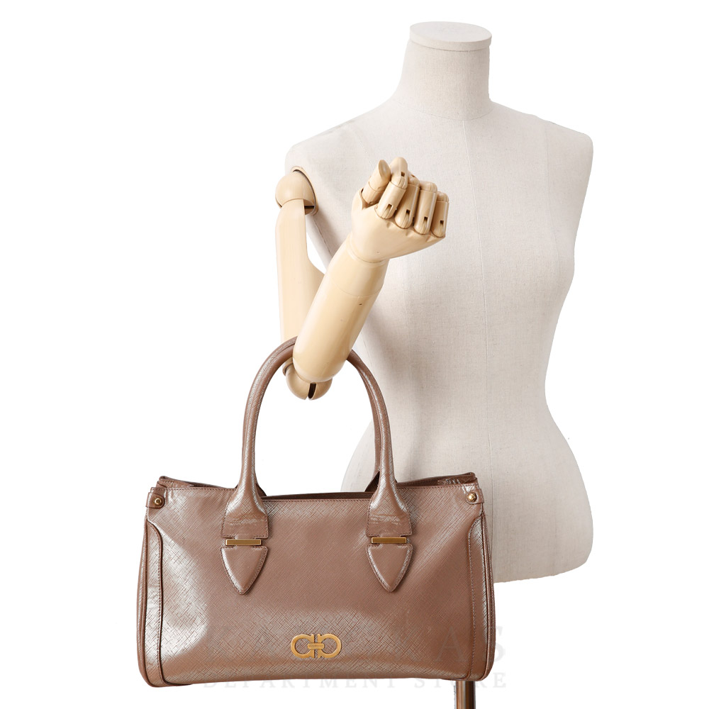 FERRAGAMO(USED)페레가모 사피아노 간치니 숄더백